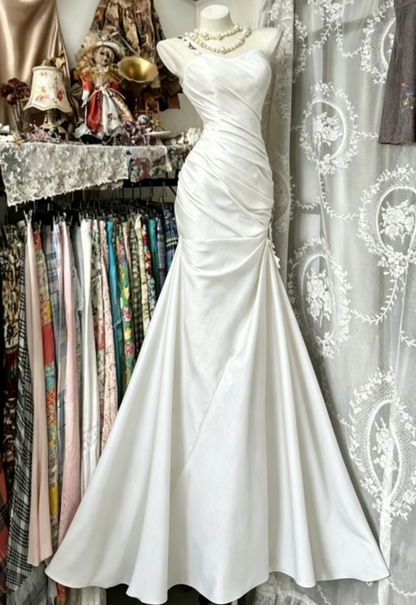 Chic One-shoulder Sheath Black Prom Dresses Satin Sleeveless Long Evening Dresses DP04199