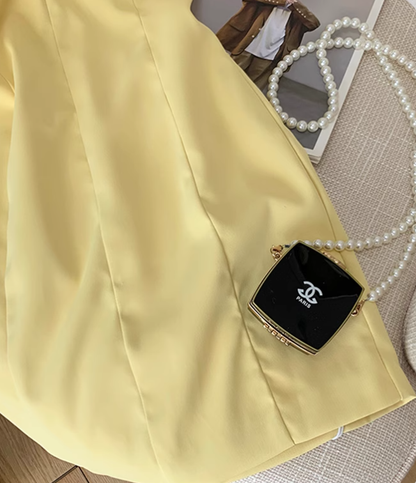 French pure desire suspender dress new style waist slimming temperament short hip skirt dress R4036
