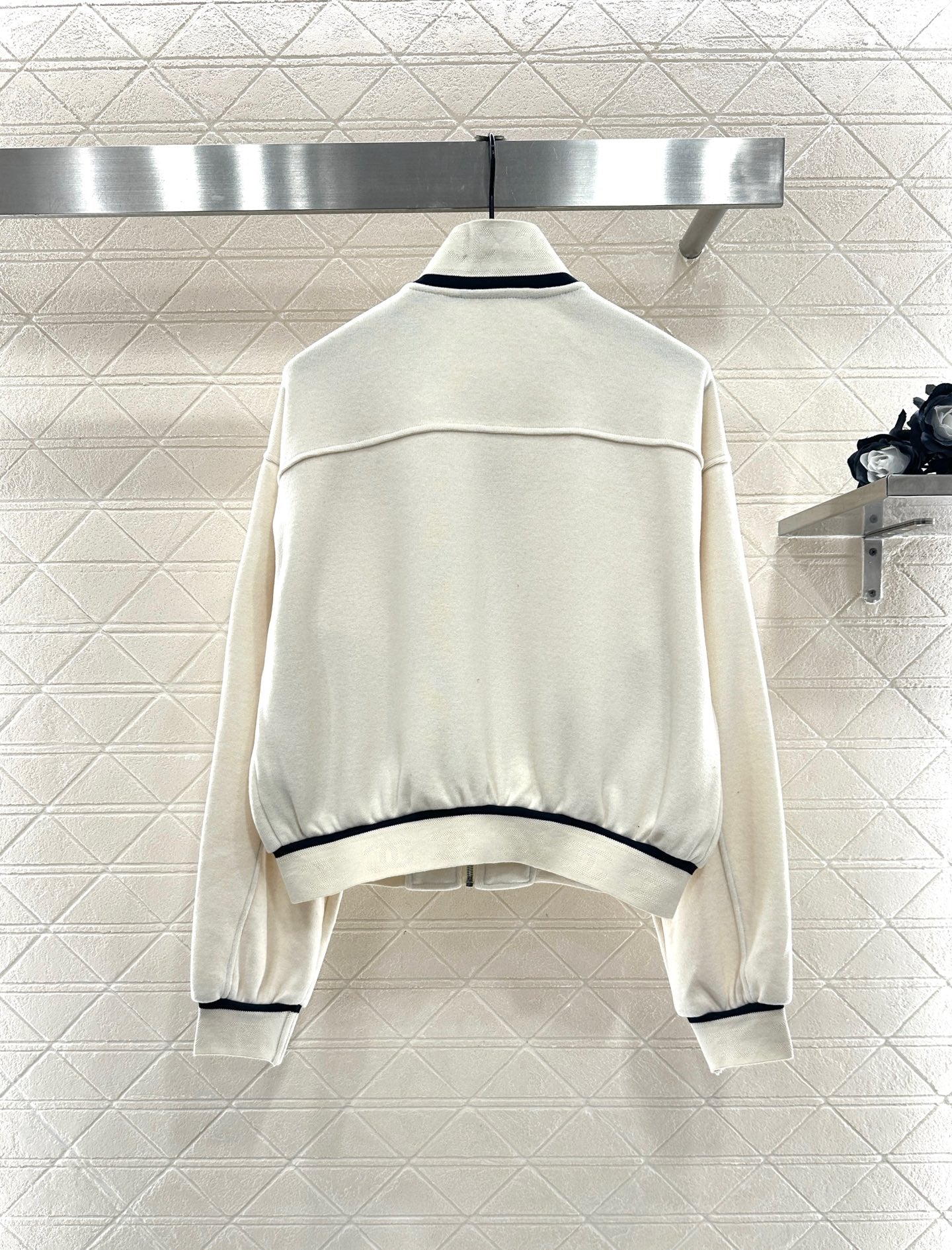 CC 25 Jacket and Pants Set White Viscose and Polyester