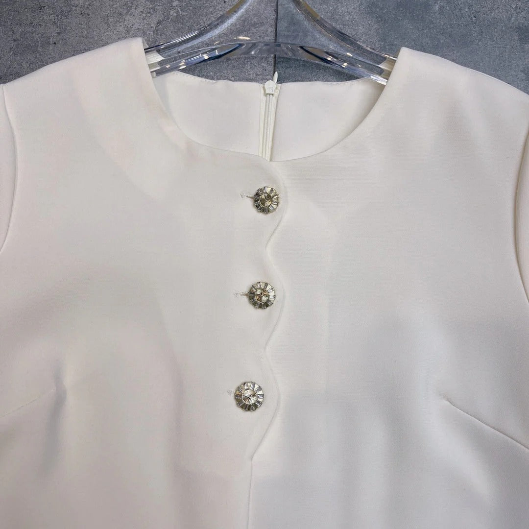 CHANEL 25S SHORT-SLEEVE LOOSE DRESS 503