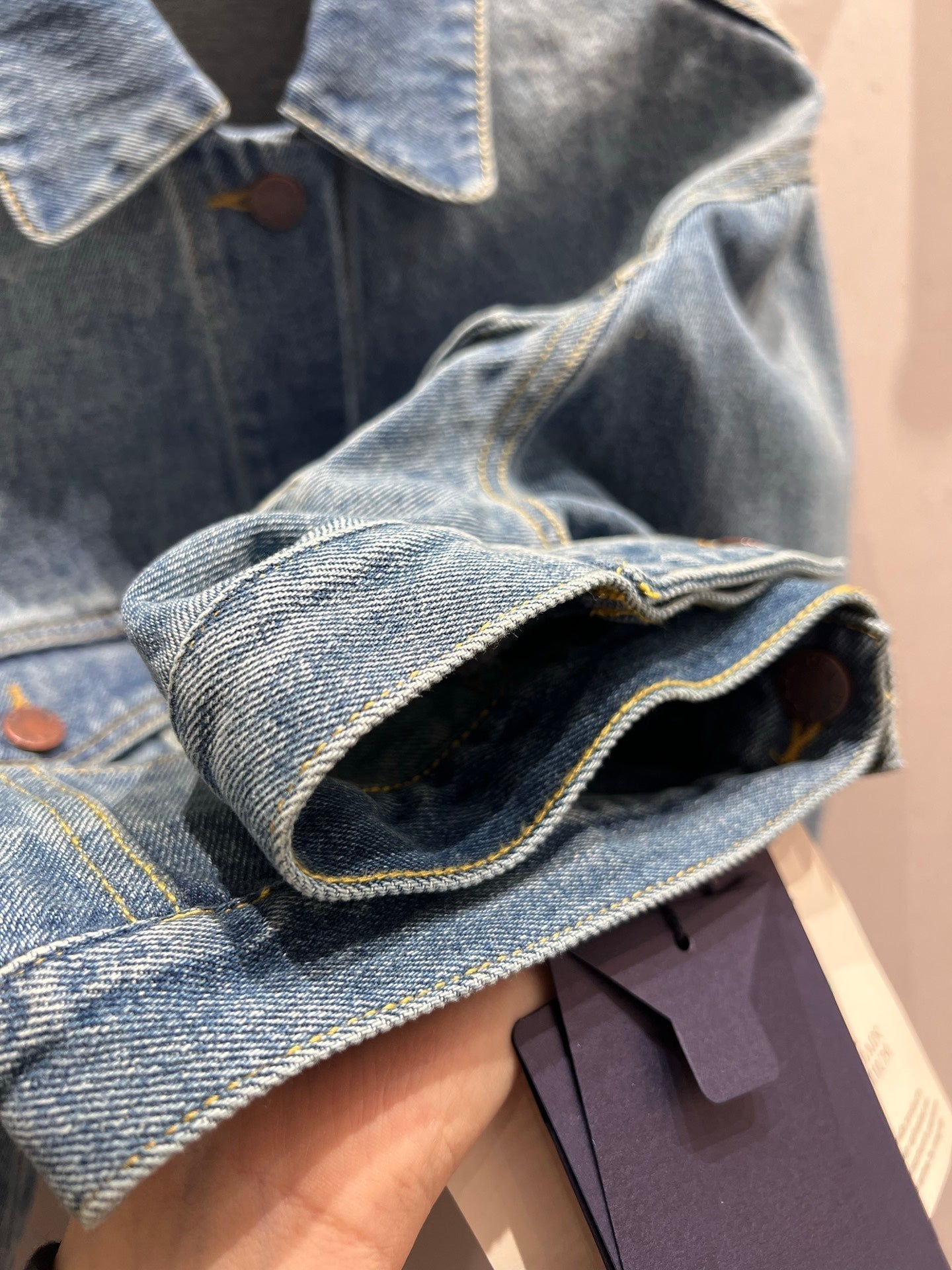 Prada 25 Denim Jacket Blue Cotton 214221
