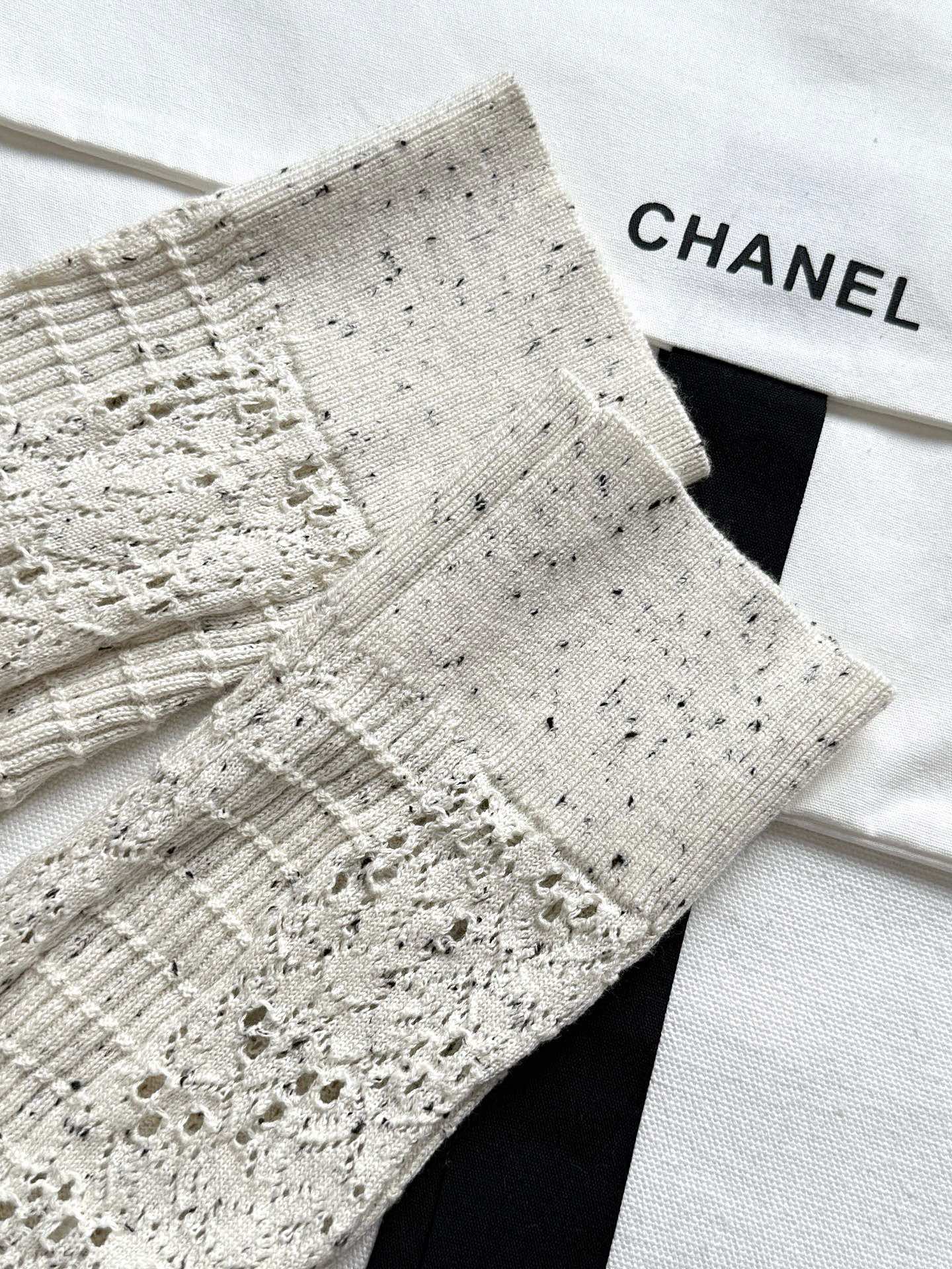 CC 25 Knitted Sweater White Wool 291301