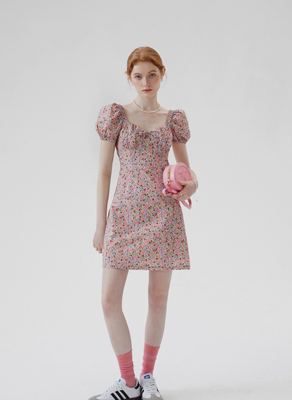 French dress skirt summer short floral skirt petite short skirt female summer 2025 new R3461