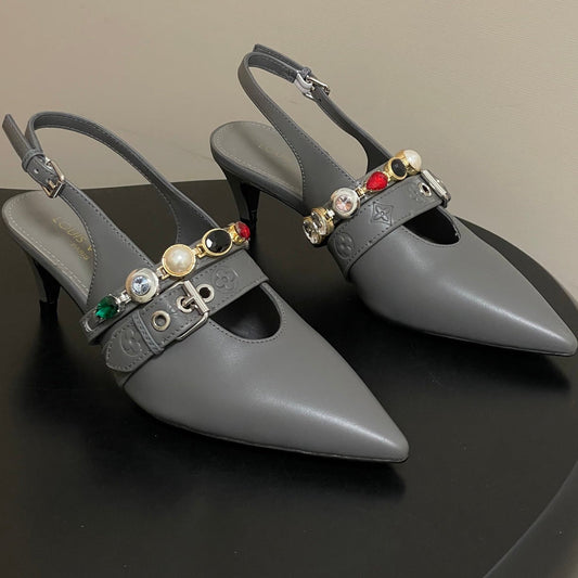 LV 2026 Vibe Slingback Pump Cowhide