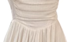White wrap dress for women summer new long tube top dress pure bottoming skirt outer wear R0156