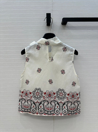 MIUMIU SLEEVELESS TOP AND SKIRT SET 264447