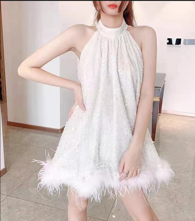 White Short Prom Dresses, Fashion Cocktail Dress    fg3488