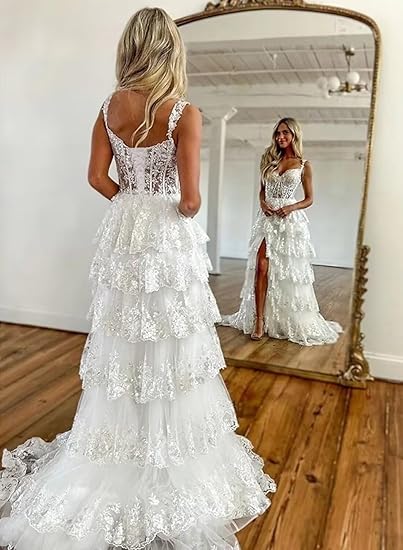Off Shoulder Layered Navy Blue Lace Long Prom Dress with Split, Off the Shoulder Navy Blue Formal Dress     fg4837