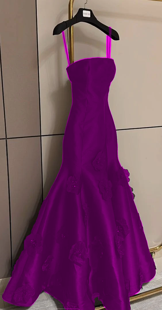 Elegant Black Spaghetti Straps Prom Dress Party Dress       fg5366