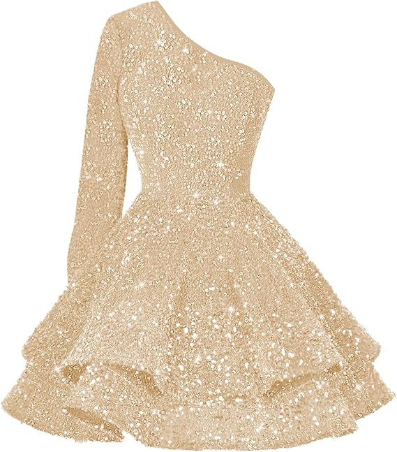 Pink Halter A-Line Sequins Short Party Dress Birthday Outfits     fg7116