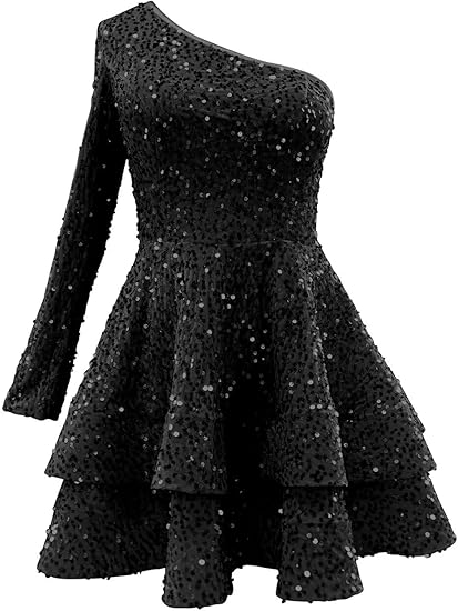 Pink Halter A-Line Sequins Short Party Dress Birthday Outfits     fg7116