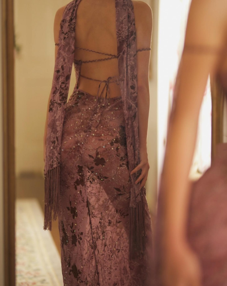 Vintage Prom Dress, Elegant Off Shoulder Evening Dress     fg7335