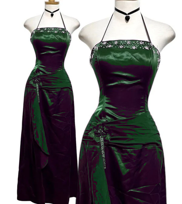 Halter Prom Party Dress Long Formal Evening Dress    fg7498