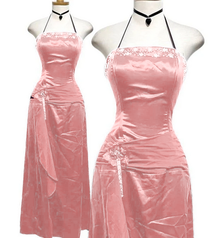 Halter Prom Party Dress Long Formal Evening Dress    fg7498