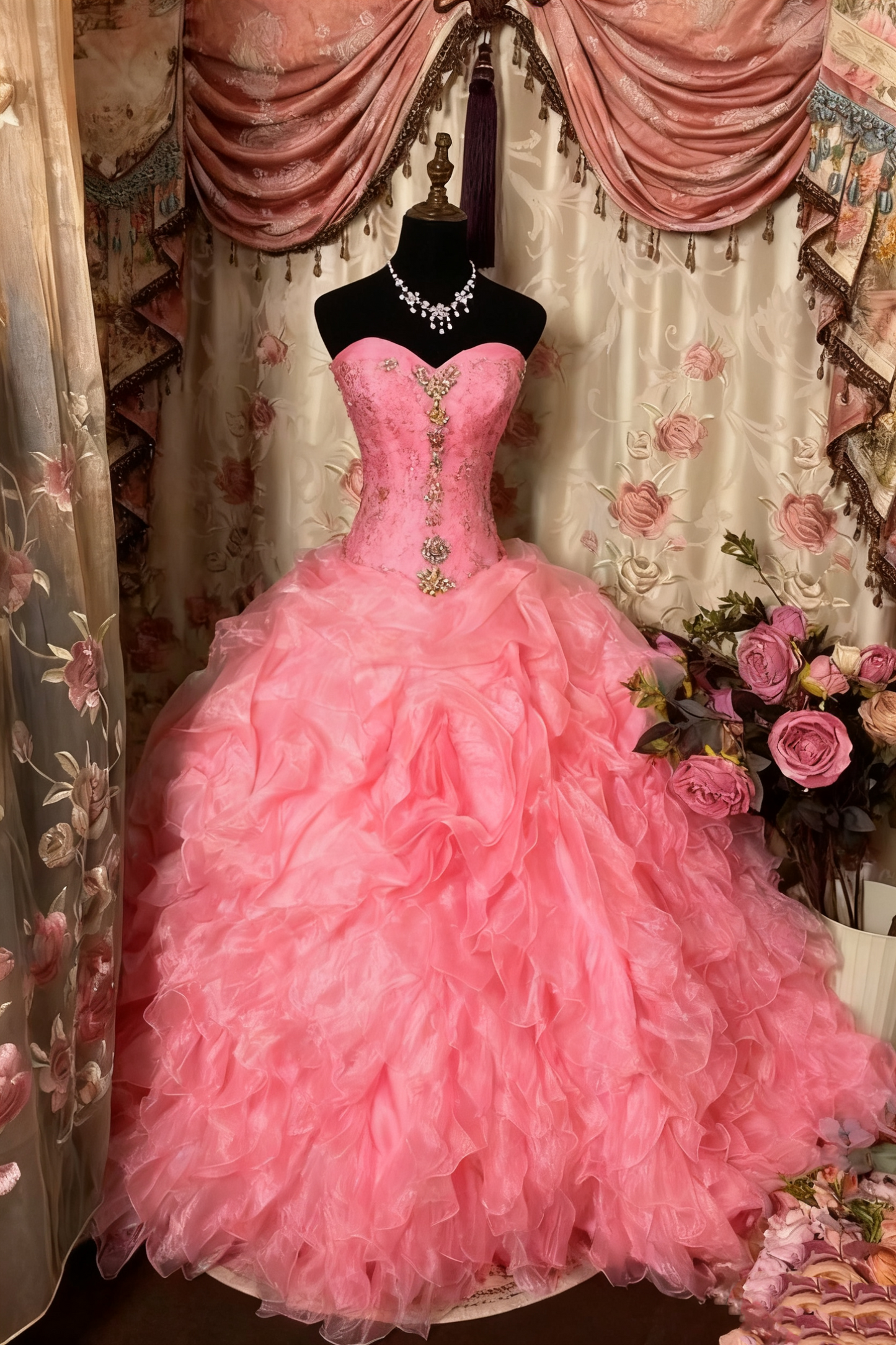 A Line Strapless Vintage Prom Dress Long Evening Dress   fg8042