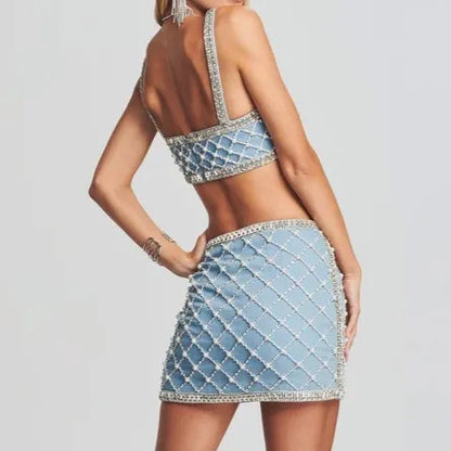 Sexy Beaded Homecoming Dresses, Two Pieces Party Dress     fg8161