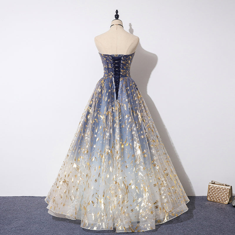 Gorgeous Tulle A-Line Prom Gowns, Fashionable Prom Dresses
