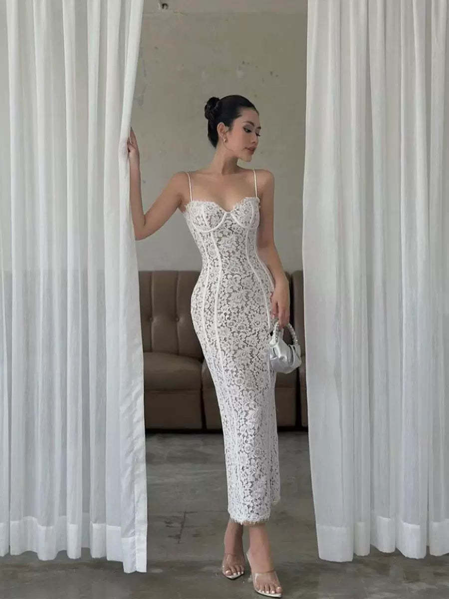 sexy lace dress design long mermaid party dress       S6010