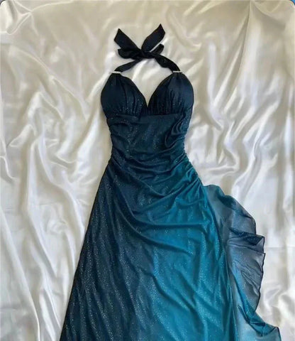 Burgundy Red/Indigo/Navy Blue Shiny Elegant Strappy Long Tulle Ball Gowns Prom Dress Birthday Prom Dresses