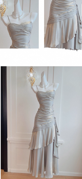Modest Mermaid Spaghetti Straps Long Prom Dress Birthday Prom Dresses Prom Gown