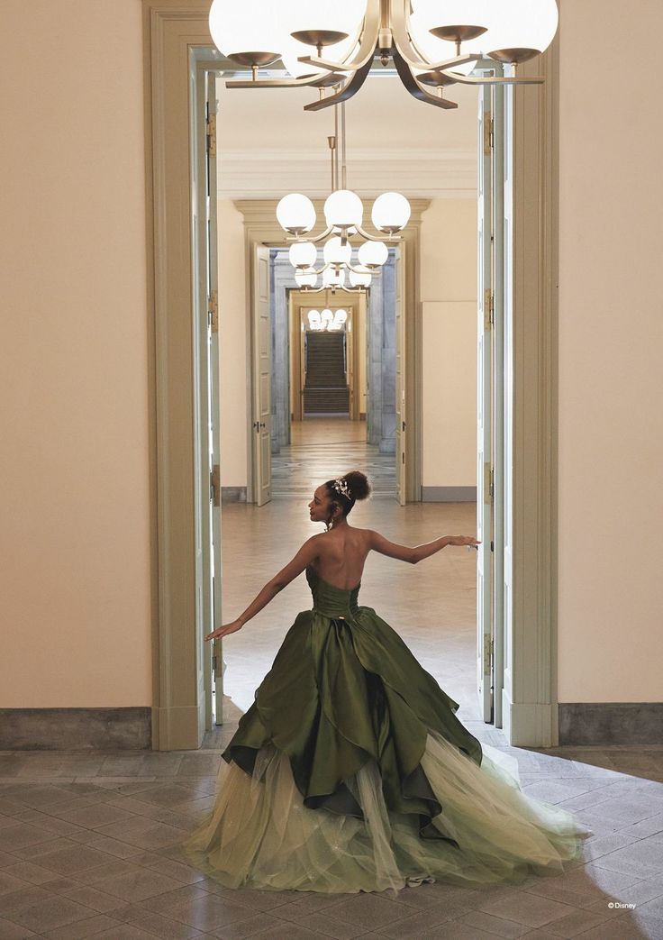Pretty Ball Gowns Strapless Olive Green Long Satin Prom Dress