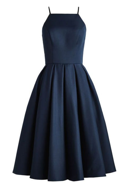 Simple Spaghetti Straps Short Homecoming Dress Cute Girls Short Cocktail Party Dress Short School Dance Dresses   S5747