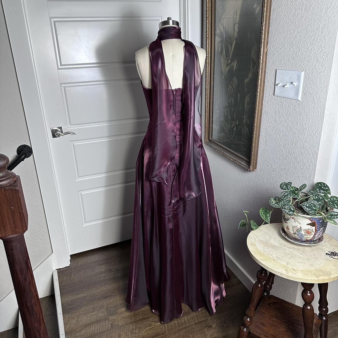 Purple Elegant Vintage Fashion Long Tulle Prom Dress Prom Gowns Prom Dresses