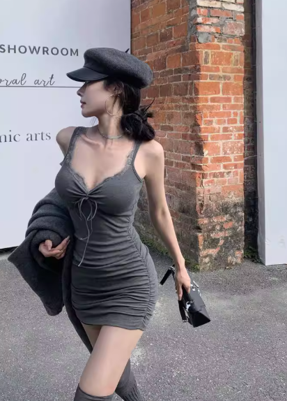 Fashion Gray Dress S793