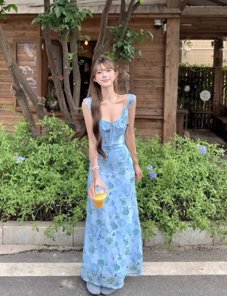 Fashion Blue Dress S797