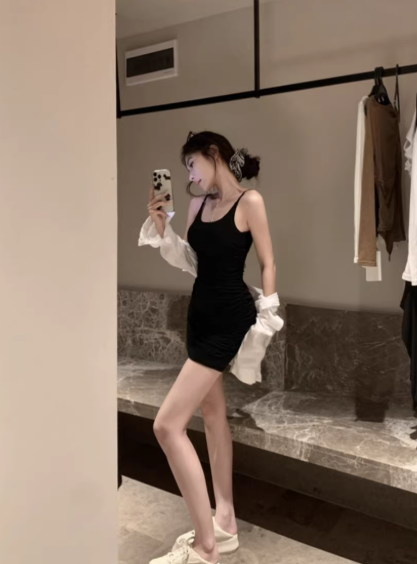 Fashion Black Dress S816