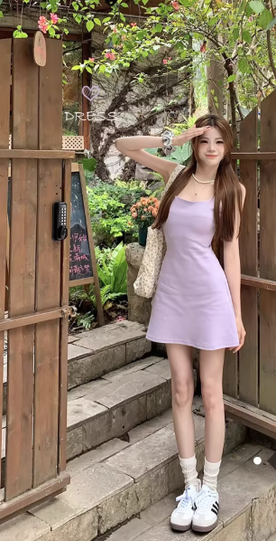 Fashion Purple Dress S818
