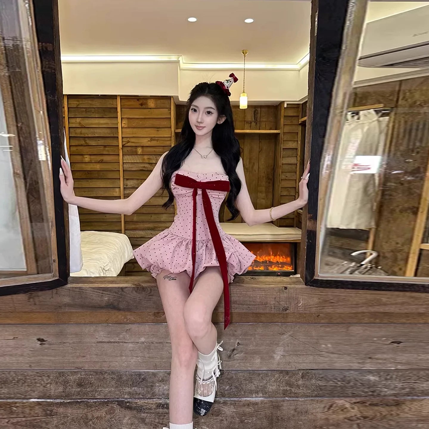 Fashion Pink Dress S819