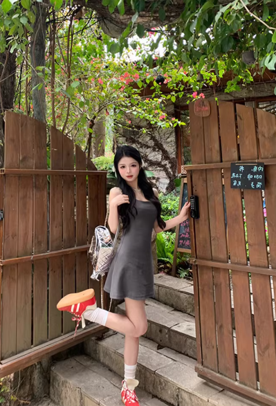 Fashion Gray Dress S822