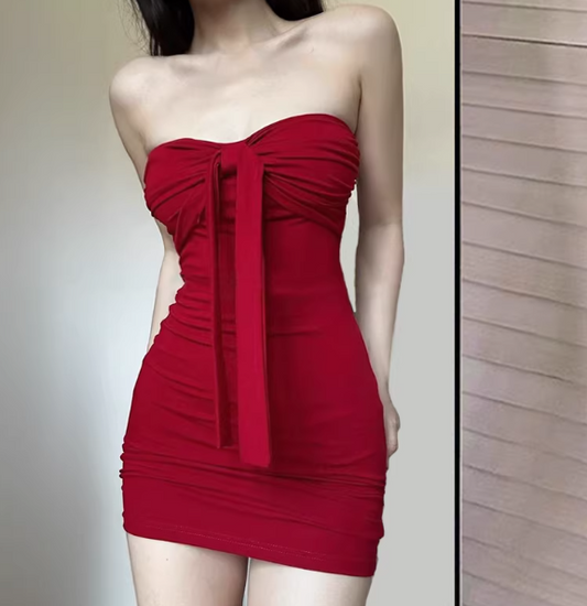 Fashion Red Dress S774