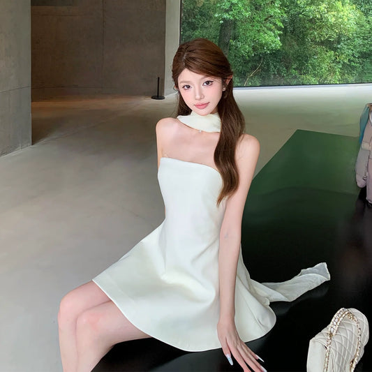 Fashion White Dress S775