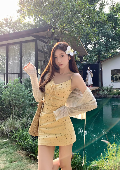 Fashion Yellow Dress S830
