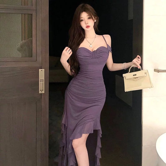 Fashion Purple Dress S868
