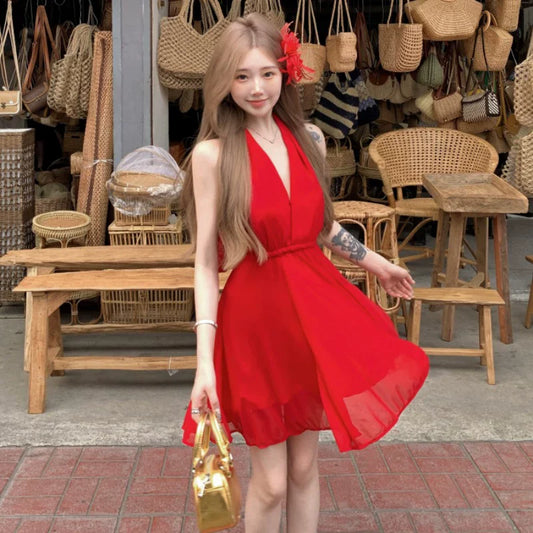 Fashion Red Dress S781