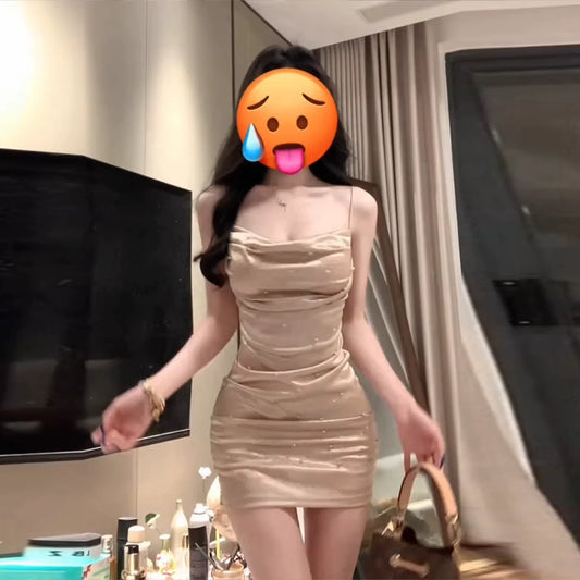 Fashion Champagne Dress S875