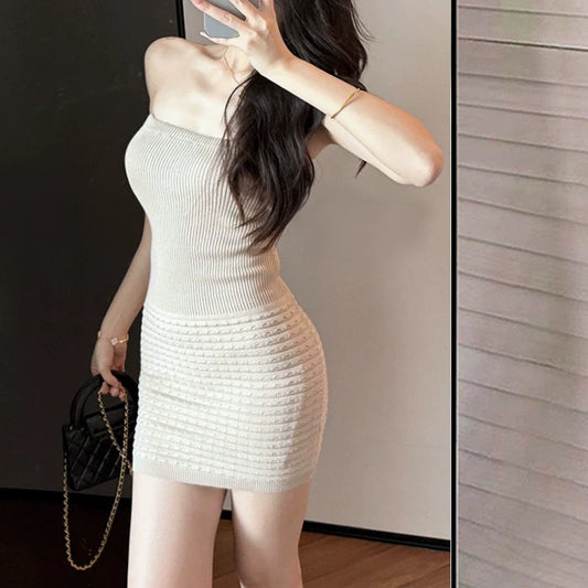 Fashion White Dress  S879