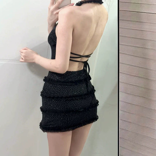 Fashion Black Dress  S785