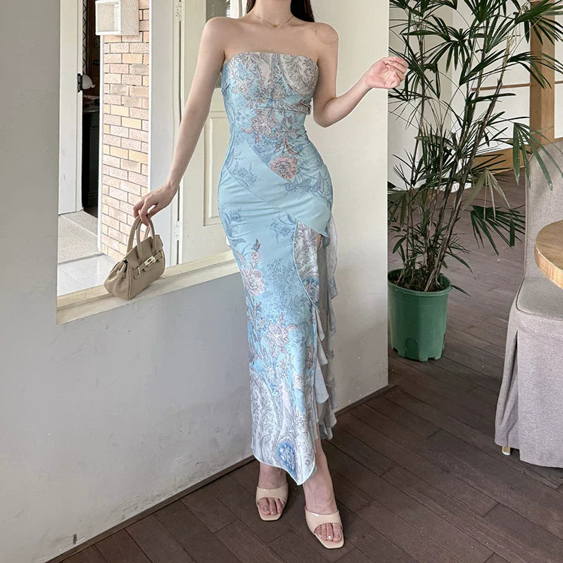 Fashion Blue Dress  S892