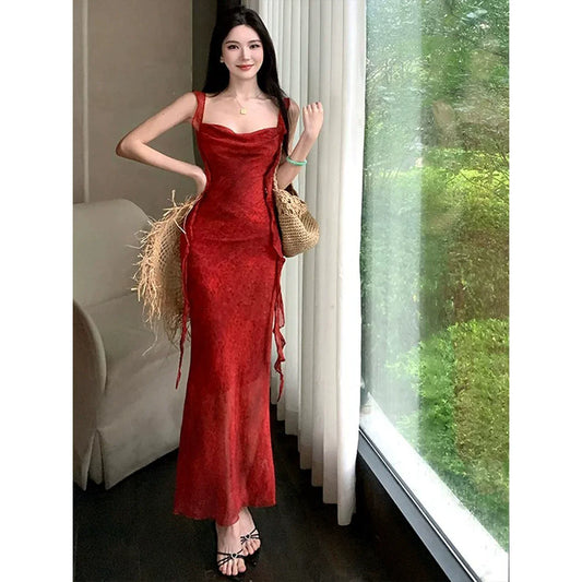 Fashion Red Dress S896