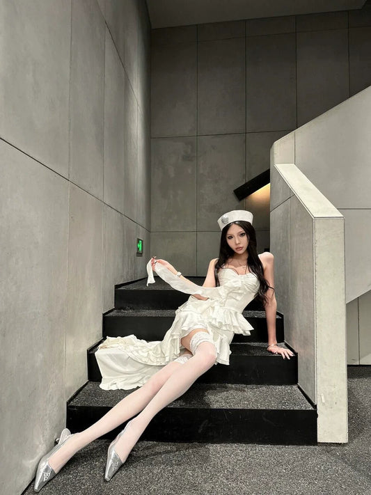 Fashion White Dress S787