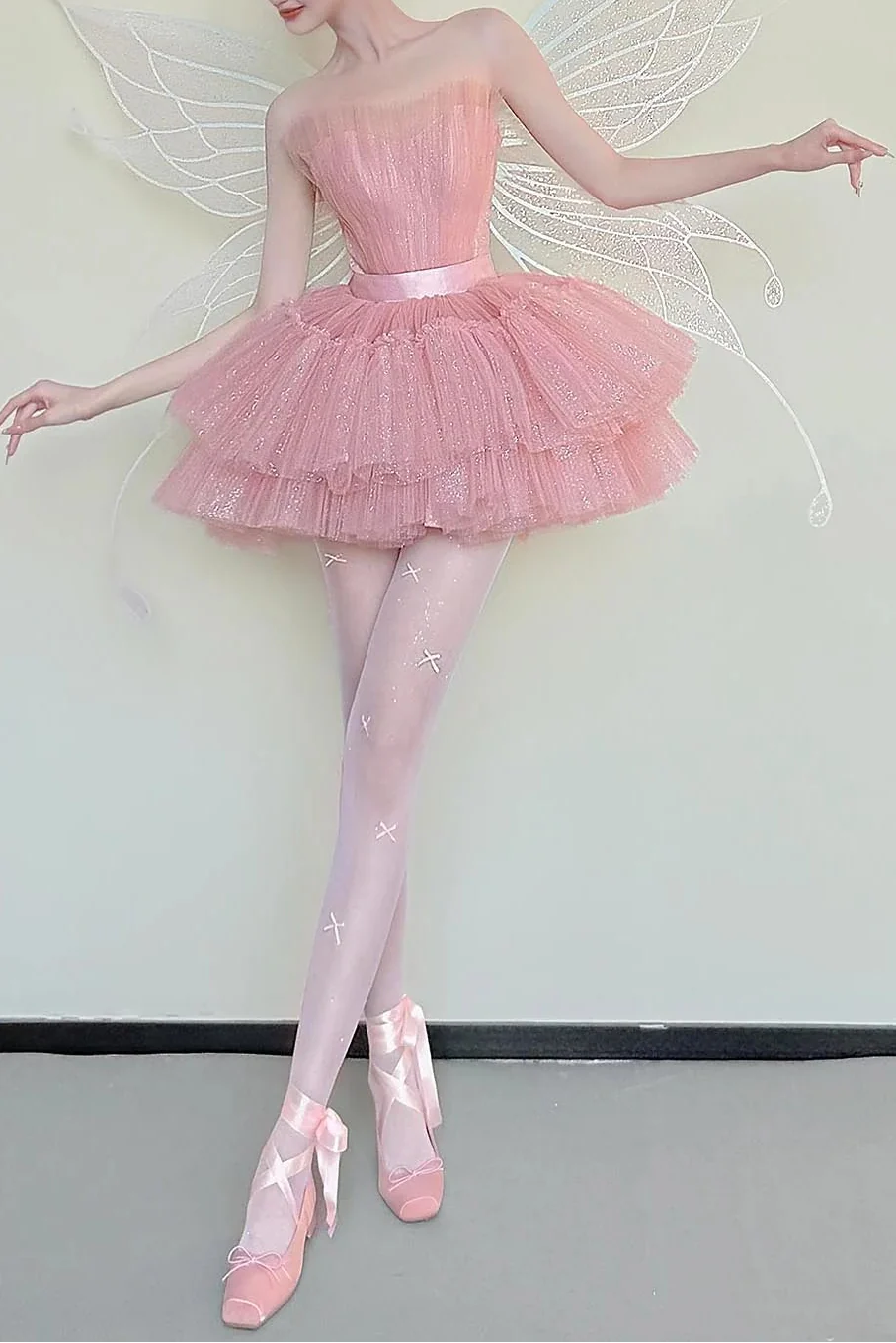 Charming Homecoming Dress Strapless Tulle Lace Short Prom Dress Back to School Outfits Party Dress  D6033