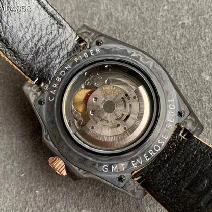 GMT-MASTER II CUSTOM CARBON EVEROSE GOLD